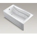 Mariposa 66" x 35.875" Alcove Whirlpool with integral Apron and Left-Hand Drain