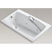 Steeping 60" x 36" Drop-in Whirlpool with Grip Rail Drillings and Custom Pump Location