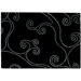 Hand Tufted Ondas Black Rug