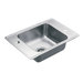 Commercial 20 Gauge Stainless Steel Single Bowl Classroom Sink