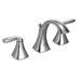 Voss Double Handle Widespread Bathroom Faucet
