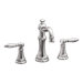 Weymouth Double Lever Handle Widespread High Arc Bathroom Faucet