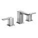90 Degree Double Handle Widespread Bathroom Faucet
