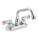 Commercial Centerset Faucet with Double Level Handle