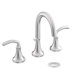 Icon Double Handle Widespread High Arc Bathroom Faucet