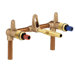 Double Handle Wall Mount Bathroom Valve