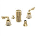Asceri Double Handle Vertical Spray Bidet Faucet