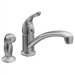 Chateau Single Handle Kitchen Faucet with Protege Side Spray