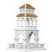 Summer Palace Bird Feeder in Victorian White
