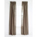 Chambray Linen Window Panel in Sable