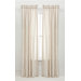Madeline Stripe Window Panel in Caf&eacute; au Lait