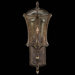 Gramercy Park One Light Outdoor Wall Lantern in Aged Antique Gold