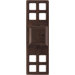 Oriental Series Knob with Back Plate in Oil Rubbed Bronze