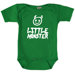 Little Monster Bodysuit with Short Sleeve in Green