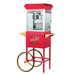 Pasedena 8 Ounce Antique Popcorn Machine with Cart