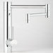 Hunley 12" One Handle Single Hole Pot Filler Kitchen Faucet with Built-In Diverter and Lever Handle