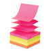 Adhesive Notes, Pop-up, Removable, 3"x3", 12/PK, Pastel Colors