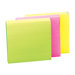 Adhesive Note Pads, Plain, 1-1/2"x2", 12 Pack: Orange, Green, Yellow, Pink