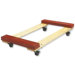 Cross member Dolly, 18"x30"x5-3/4", 1000 lb Capacity, Red