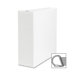 7.19Slant Ring View Binder, 4" Capacity, 11"x8-1/2", White