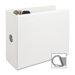 Slant Ring View Binder, 5" Capacity, 8-1/2"x11", White