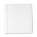 Report Covers w/ 3 Fasteners, 1/2" Capacity, 25 per Box, White