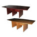 Boat-shaped Conference Tabletop, Cherry