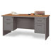 Durable Double Pedestal Computer Desk