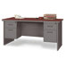 Lorell Durable Laminate/Steel Computer Desk Ensembles
