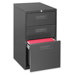 23" Box/Box/File Mobile Pedestal Files, Charcoal gray