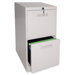 23" File/File Mobile Pedestal Files, Putty