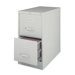Lorell Deep 2-Drawer Vertical Files, Light gray
