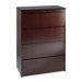 Lorell 88000 Fluted Edge Veneer Furniture , Mahogany