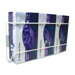 Triple Glove Box Holder, Vertical, 16-1/4"x3-1/2"x8-1/4"