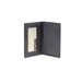 Capital Leather Gusseted Card Case in Black