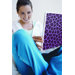 Peel and Stick Laptop Skin in Pink Fur