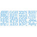 Express Yourself Peel and Stick Wall Sticker in Blue