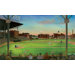 Under the Lights Chair Rail Prepasted Mural 6' x 10.5'