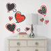 Mod Heart Peel and Stick Wall Decal