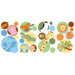 Jungle Animal Polka Dot Peel and Stick Wall Decals