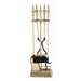4 Piece Cast Iron Fireplace Tool Set