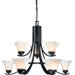 Agilis 9 Light Chandelier