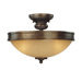 Atterbury 3 Light Semi Flush Mount