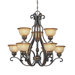 Brompton 9 Light Chandelier