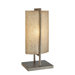Clarte  Accent Table Lamp in Patina Iron