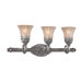 Europa Vanity Light in Brushed Nickel