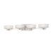 Eclante Four Light Bath Vanity in Brushed Nickel