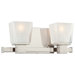 Barclay Square Bath 2 Light Bath Vanity Light
