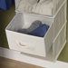 Storage and Organization Drawer for Six Shelf Organizer in Natural (Set of 2)