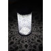 Frosted Fretwork Cylinder Solar Lantern